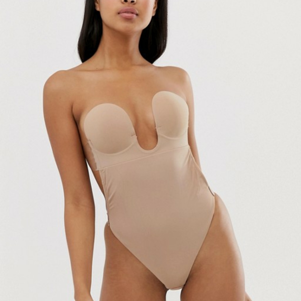 Backless Strapless Bodysuit